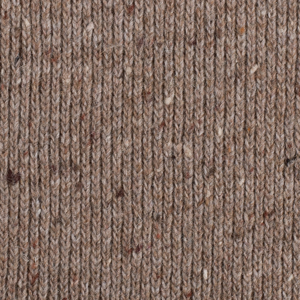 Tan Speckled Blended Wool Knit Detail Tan Speckled Blended Wool Knit Detail