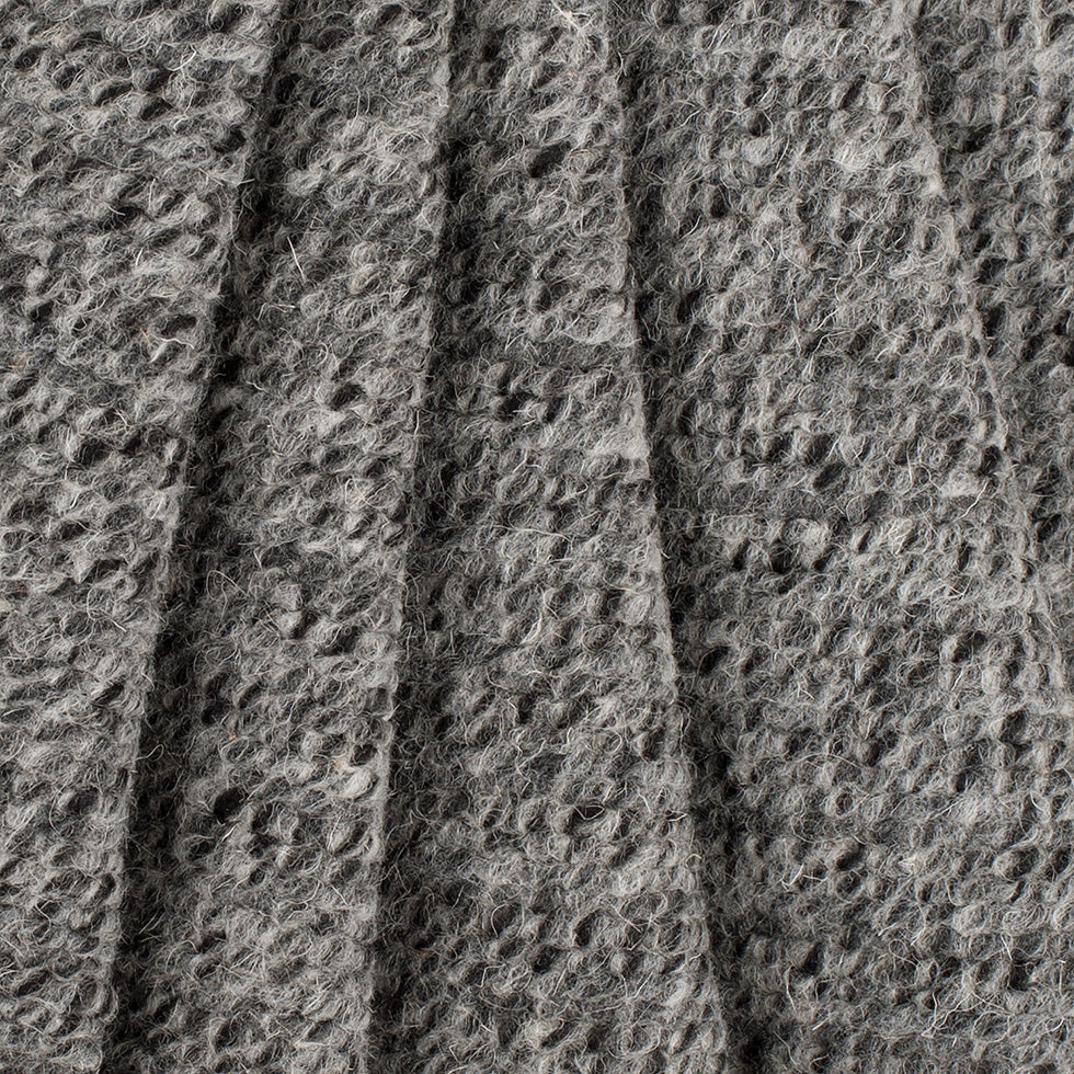 Herno Black/White/Gray Wool Knit Folded Herno Black/White/Gray Wool Knit Folded