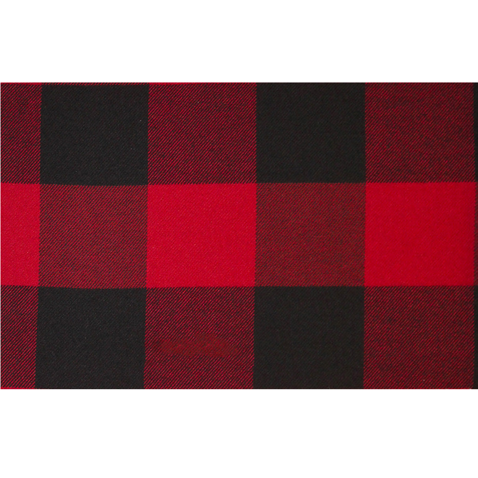 Dark Red/Black Buffalo Check Cotton Flannel Folded Dark Red/Black Buffalo Check Cotton Flannel Folded