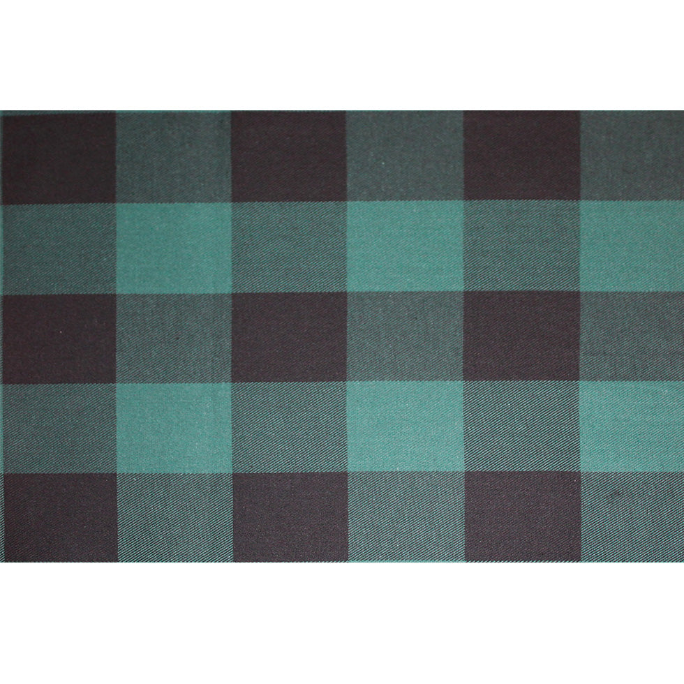 Green/Black Buffalo Check Cotton Flannel Folded Green/Black Buffalo Check Cotton Flannel Folded