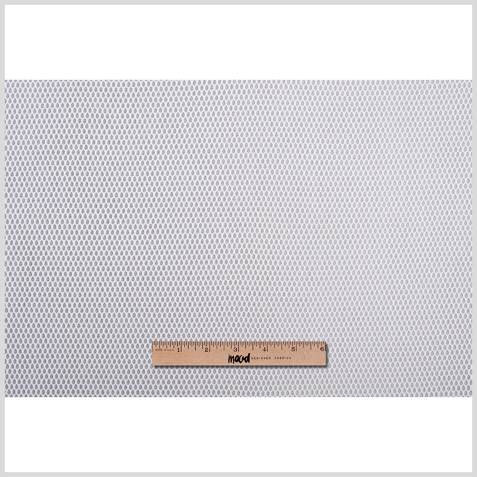 White Birdseye Pique Polyester Mesh - Full White Birdseye Pique Polyester Mesh - Full