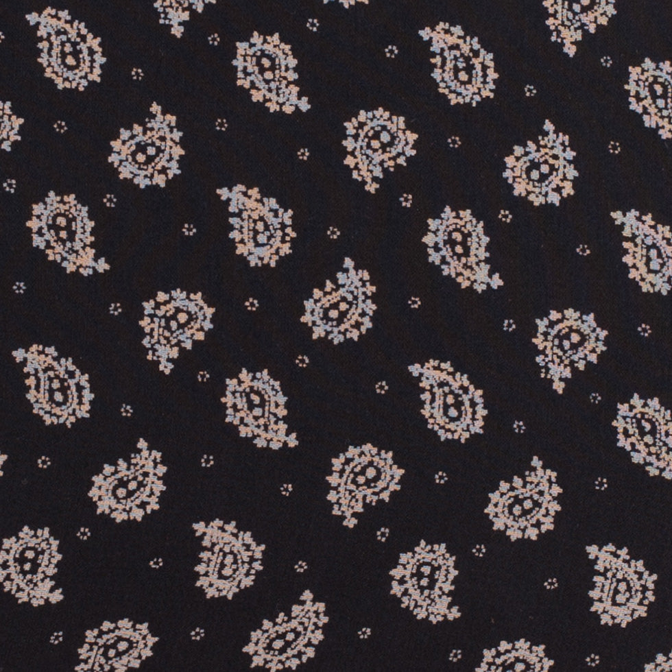 Jason Wu Black/Taupe Paisley Silk Chiffon - Full Jason Wu Black/Taupe Paisley Silk Chiffon - Full