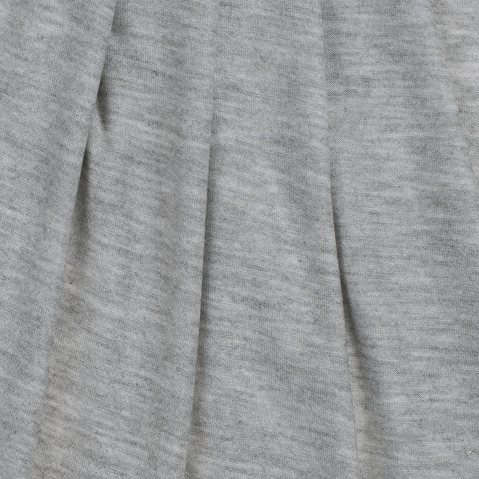 Heathered Gray Stretch Viscose Jersey Folded Heathered Gray Stretch Viscose Jersey Folded