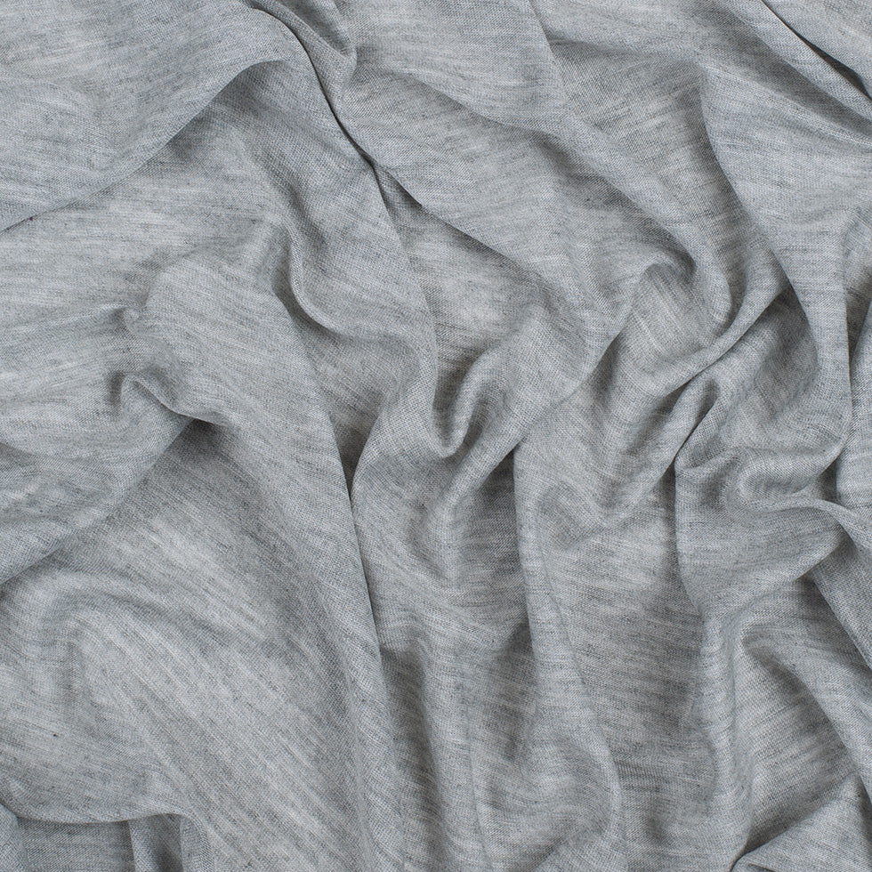 Heathered Gray Stretch Viscose Jersey Heathered Gray Stretch Viscose Jersey