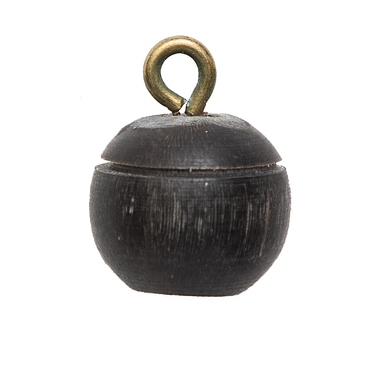 Dark Brown Horn Shank-Back Button - 20L/12.5mm Dark Brown Horn Shank-Back Button - 20L/12.5mm