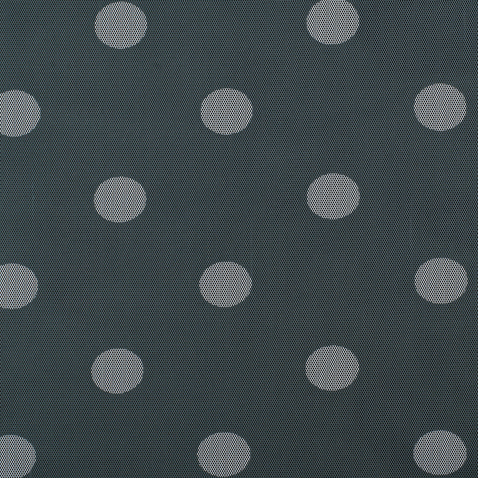 Grey/White Polka Dot Polyester Netting/Mesh Grey/White Polka Dot Polyester Netting/Mesh