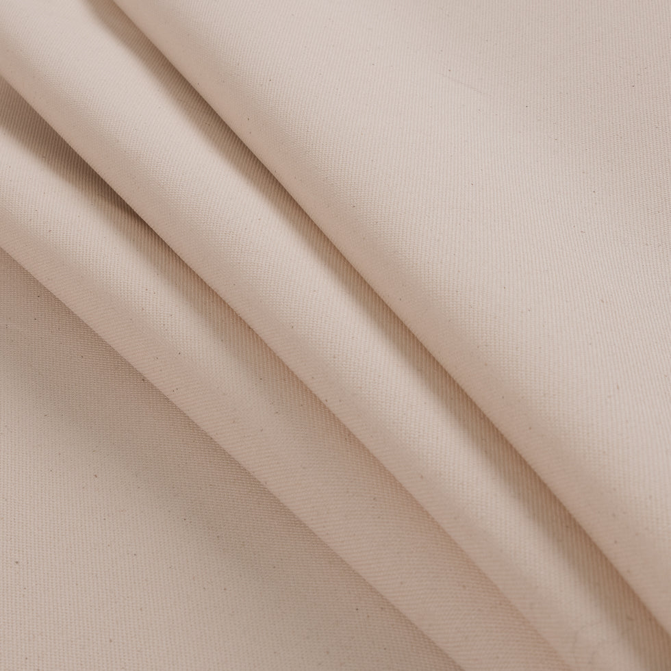 Natural 100% Certified Organic Cotton Duck Canvas - Detail