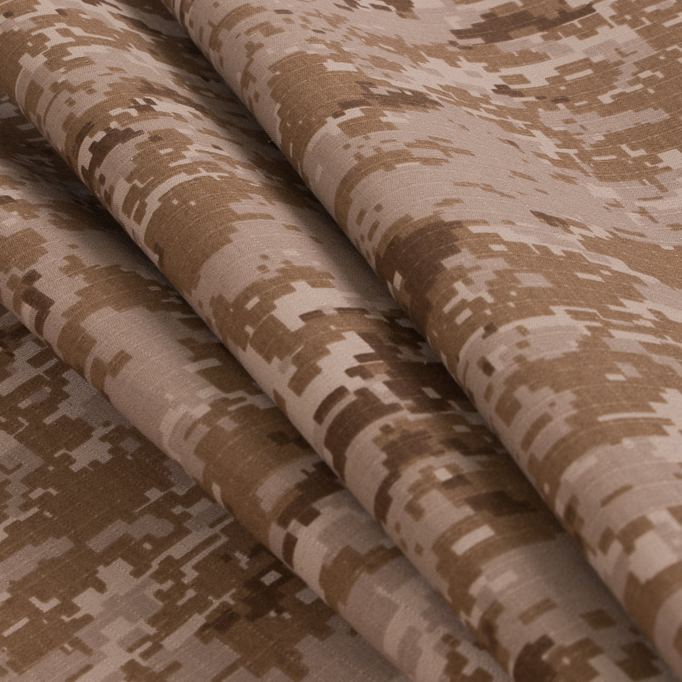 Digital Camo Cotton Ripstop - Desert Stalker Detail Digital Camo Cotton Ripstop - Desert Stalker Detail