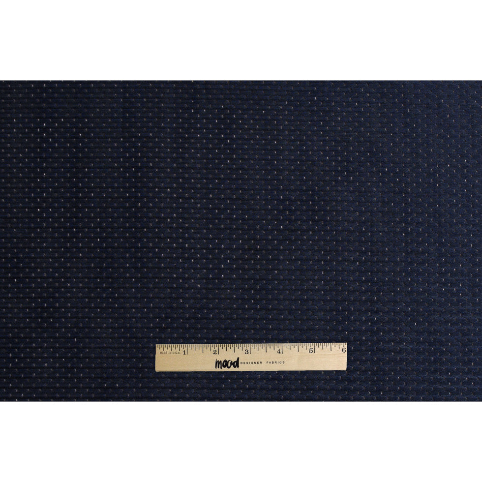 Navy Blue 100 Denier Polyester Athletic Mesh - Folded Navy Blue 100 Denier Polyester Athletic Mesh - Folded