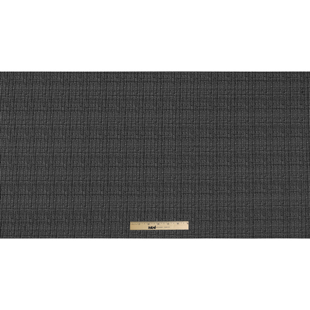 Black and White Spotted Cotton Poplin - Full Black and White Spotted Cotton Poplin - Full