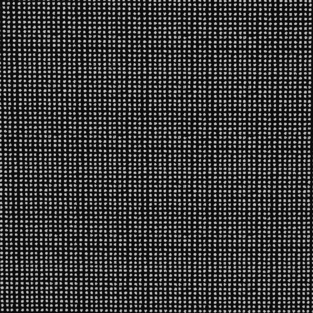 Black and White Spotted Cotton Poplin Black and White Spotted Cotton Poplin