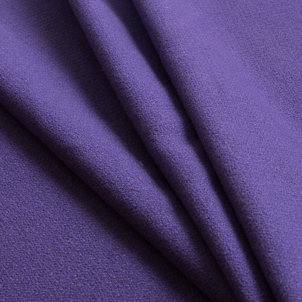 Purple Opulence Loosely Woven Wool Crepe Folded Purple Opulence Loosely Woven Wool Crepe Folded