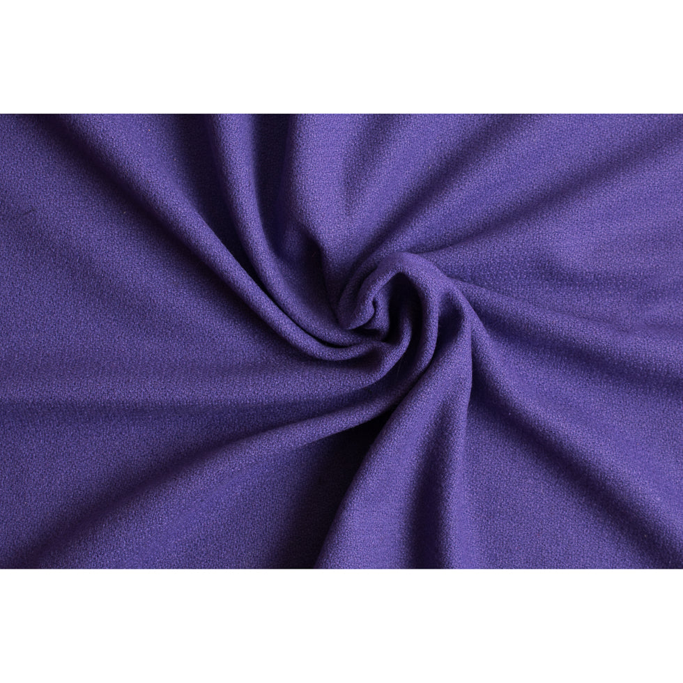 Purple Opulence Loosely Woven Wool Crepe Full Purple Opulence Loosely Woven Wool Crepe Full