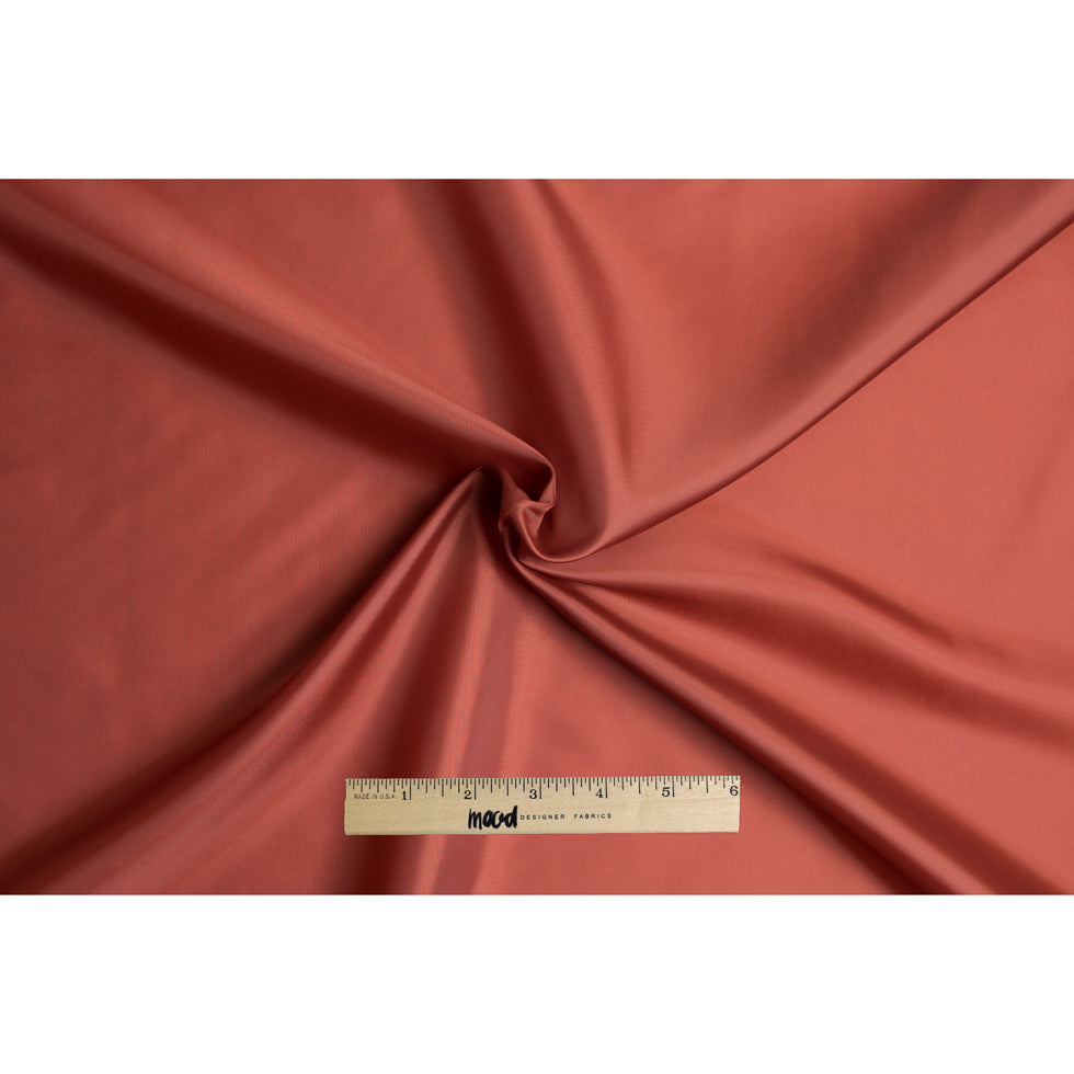 Polyester Lining Fabric - Terracotta - Margot Collection Folded Polyester Lining Fabric - Terracotta - Margot Collection Folded