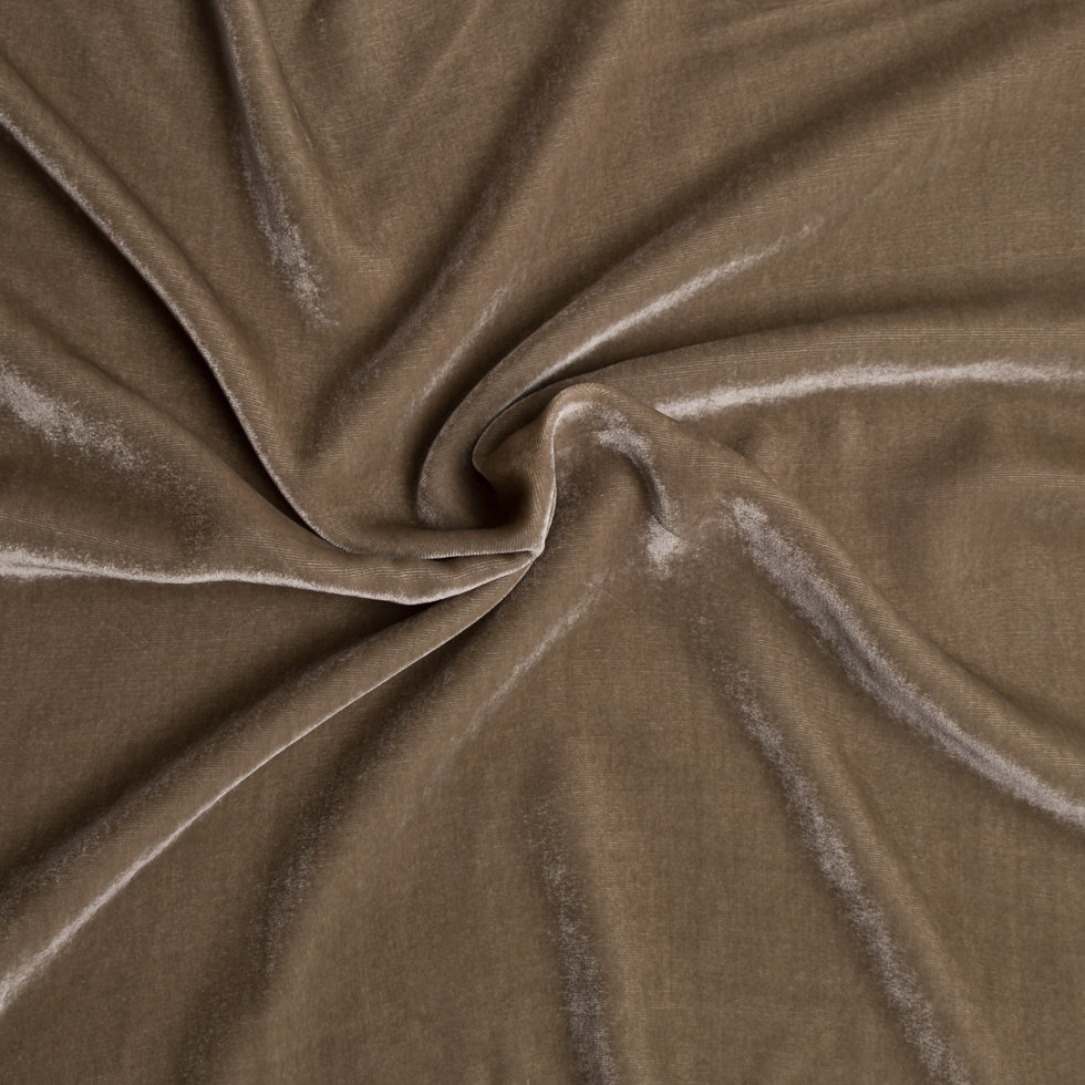 Mushroom Soft Rayon-Silk Velvet Mushroom Soft Rayon-Silk Velvet
