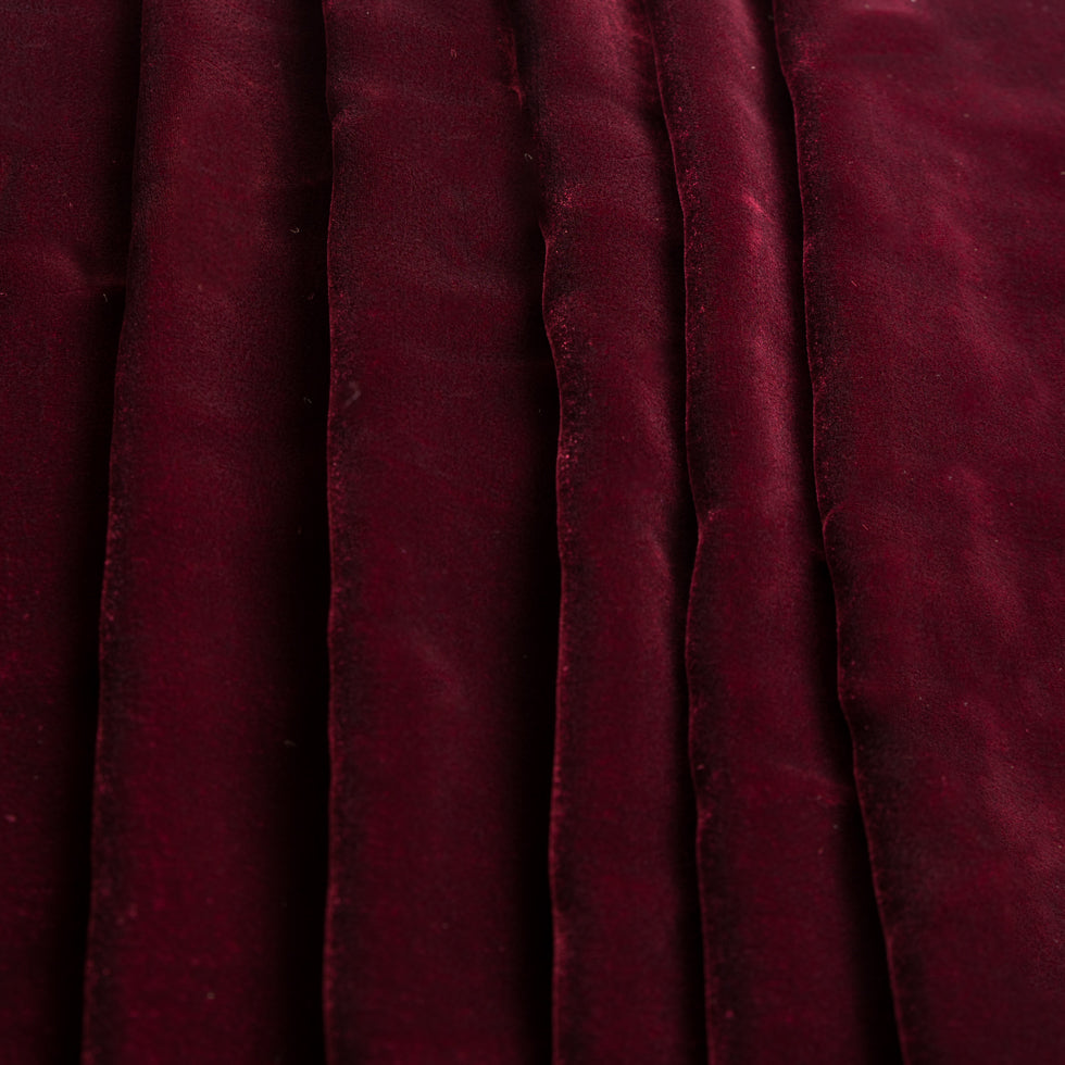 Soft Rayon-Silk Velvet - Sultan Red - Cicero Collection Detail Soft Rayon-Silk Velvet - Sultan Red - Cicero Collection Detail