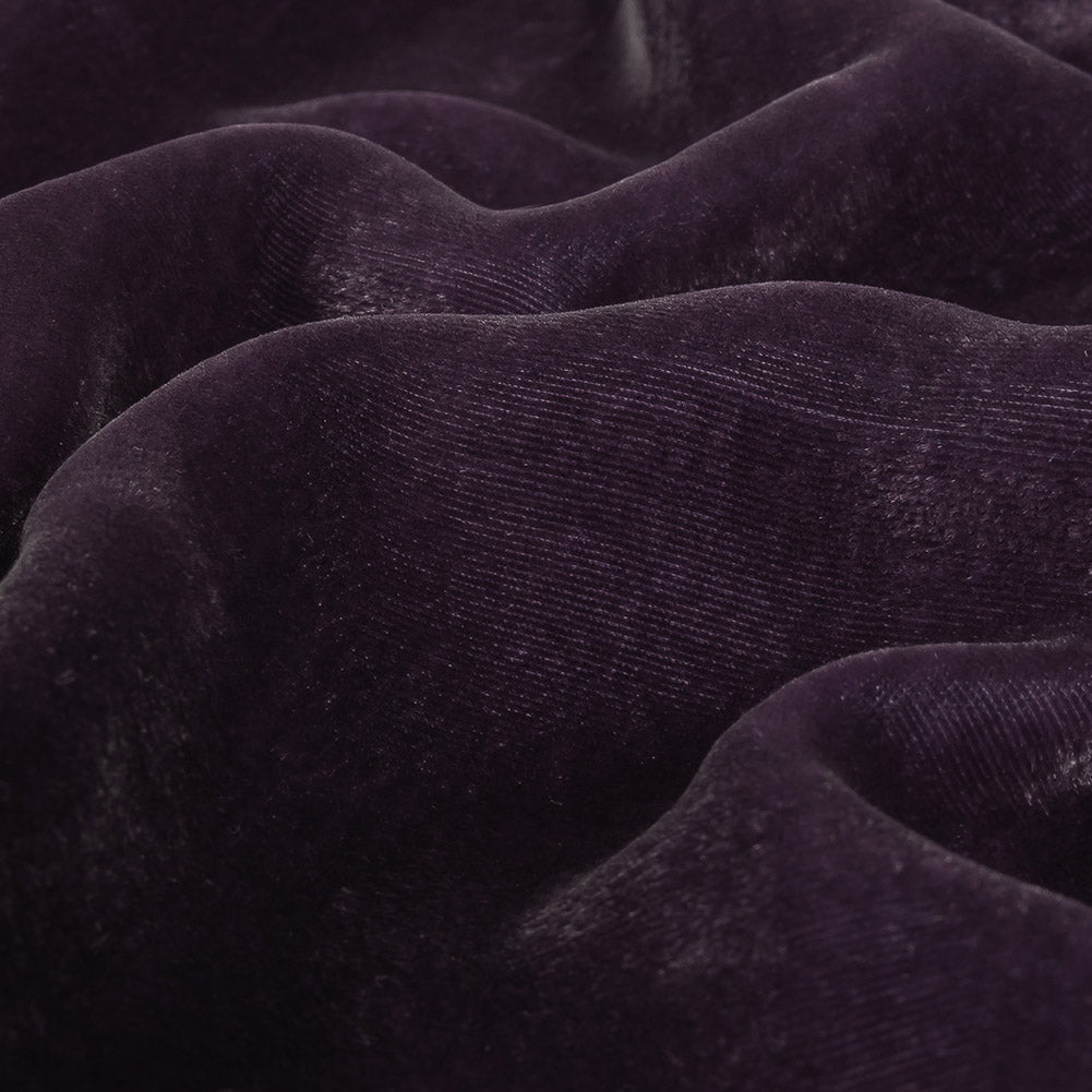Cicero Gunmetal Soft Rayon-Silk Velvet - Full Cicero Gunmetal Soft Rayon-Silk Velvet - Full