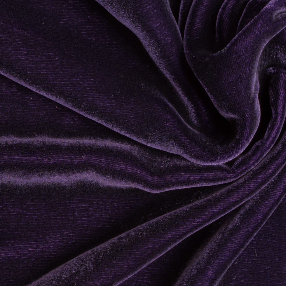 Plum Soft Rayon-Silk Velvet - Full Plum Soft Rayon-Silk Velvet - Full