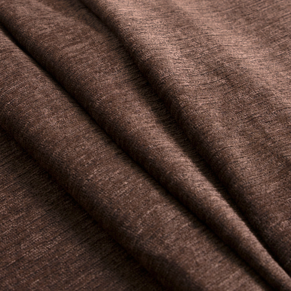 Chocolate Brown Drapery Chenille Folded Chocolate Brown Drapery Chenille Folded