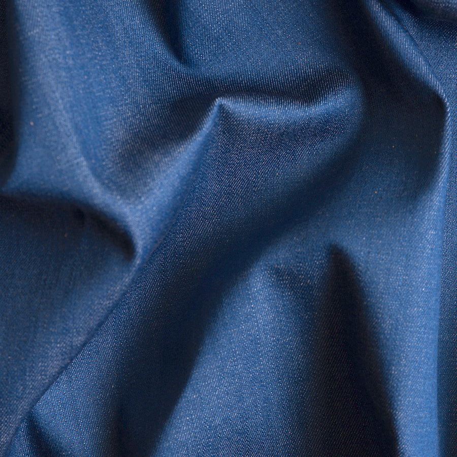 Japanese Palace Blue Stretch Cotton Denim Japanese Palace Blue Stretch Cotton Denim