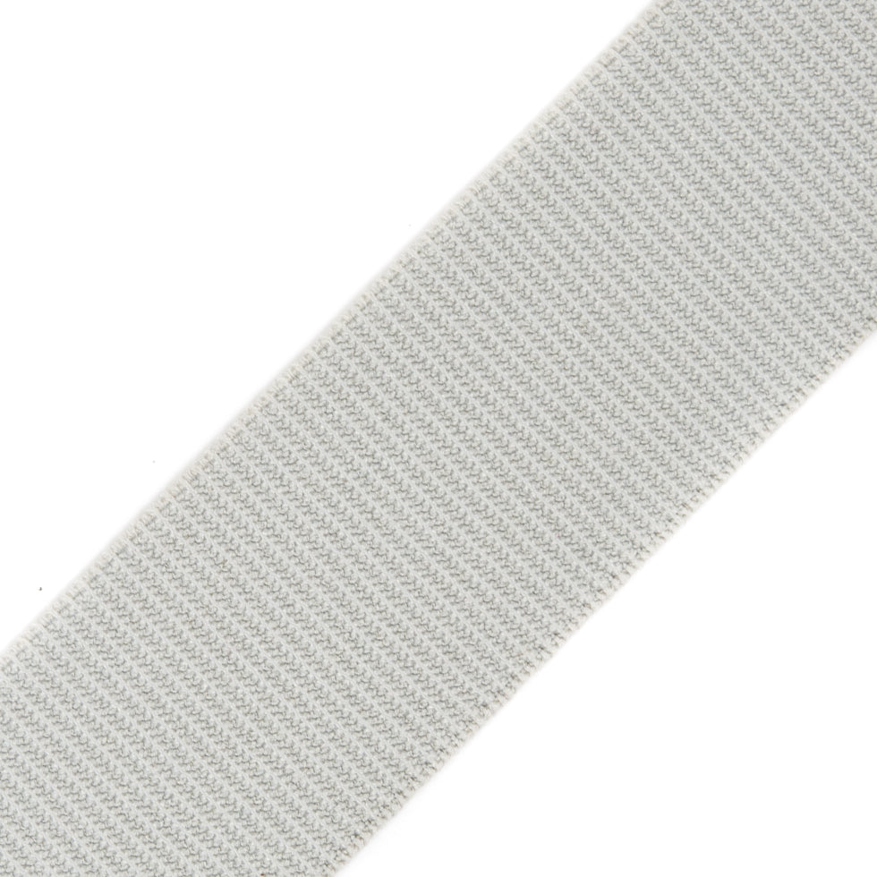 Gray Stretch Grosgrain Ribbon - 1 - Detail Gray Stretch Grosgrain Ribbon - 1 - Detail