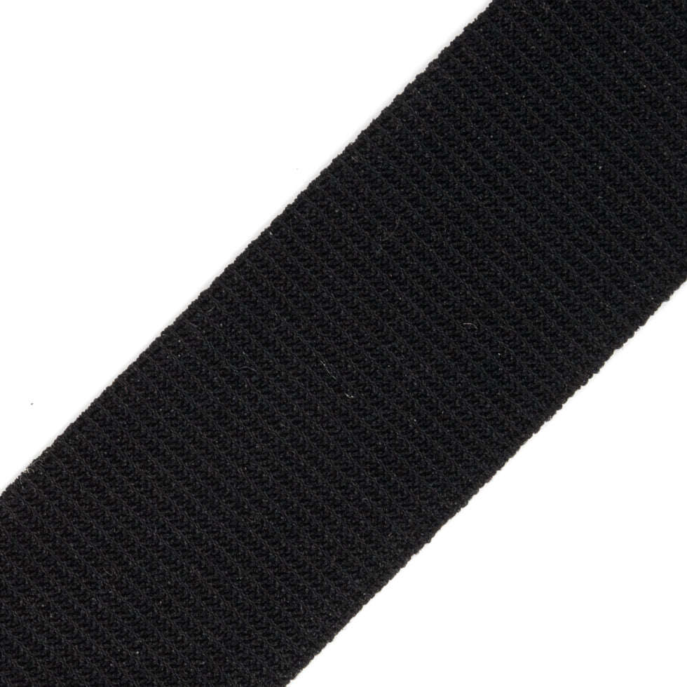 Black Stretch Grosgrain Ribbon - 1" Detail