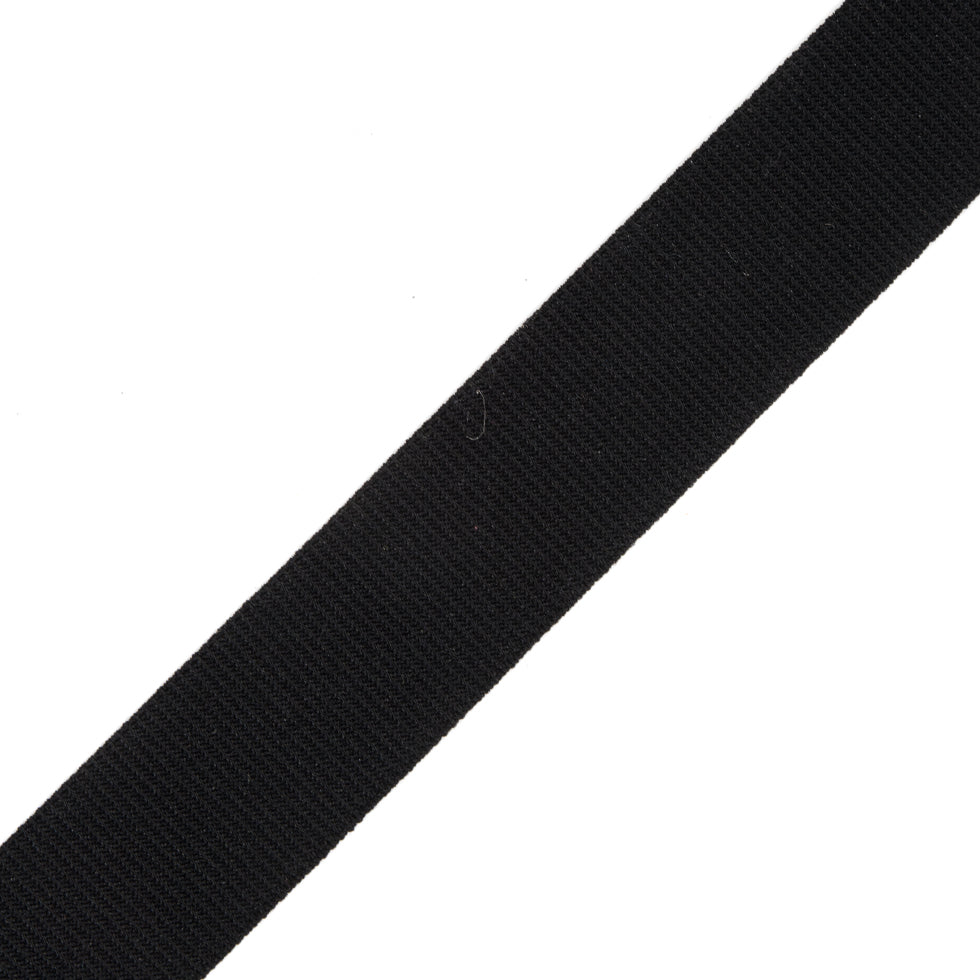Black Stretch Grosgrain Ribbon - 1"