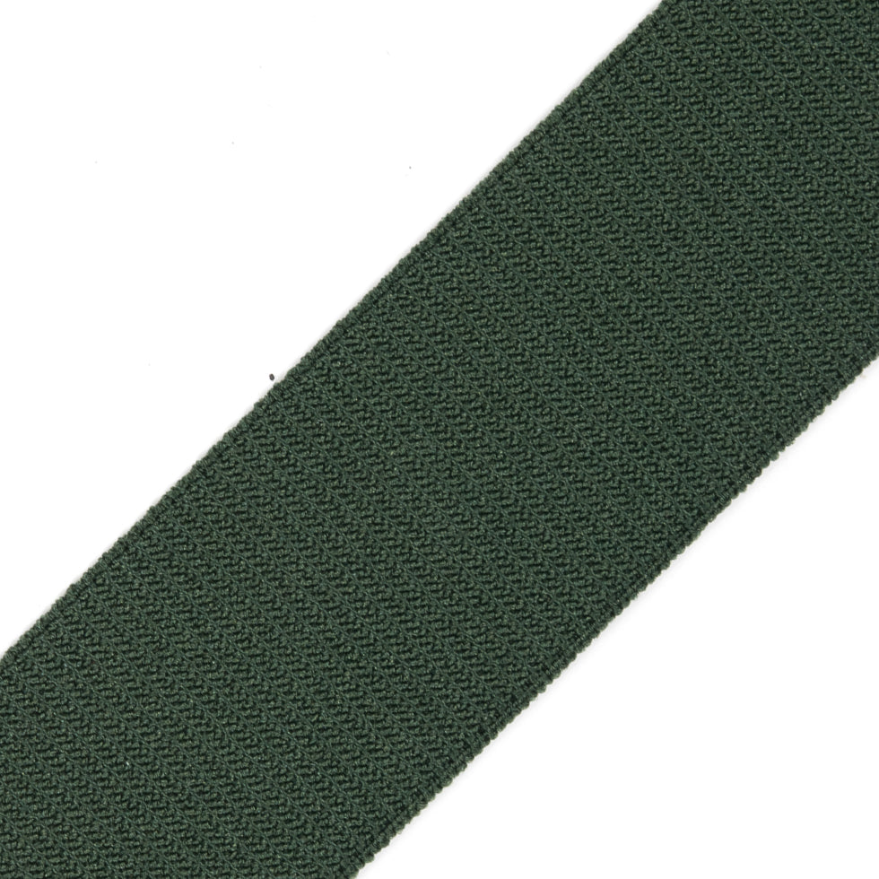 Green Stretch Grosgrain Ribbon - 1 - Detail Green Stretch Grosgrain Ribbon - 1 - Detail