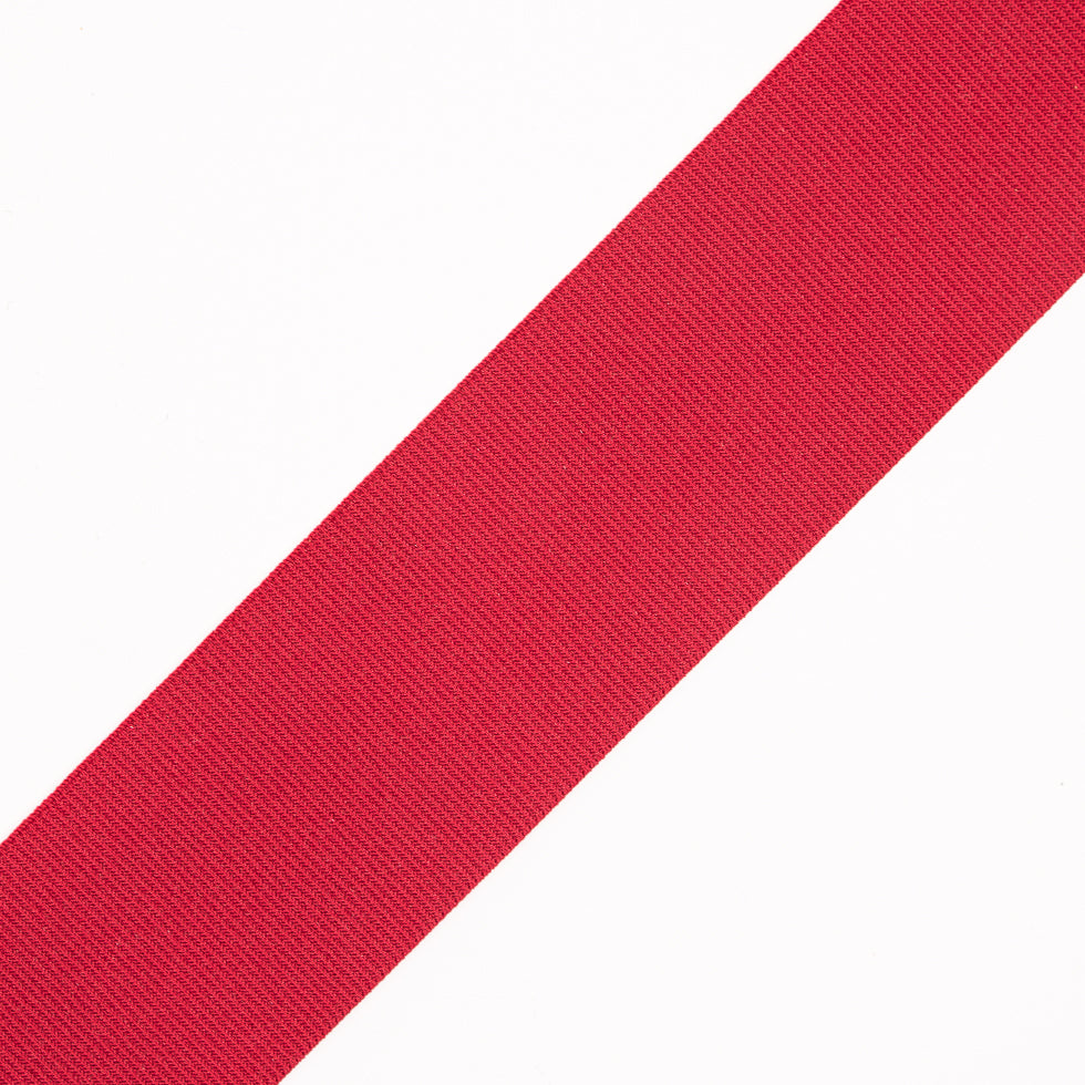 Red Stretch Grosgrain - 2" Red Stretch Grosgrain - 2"