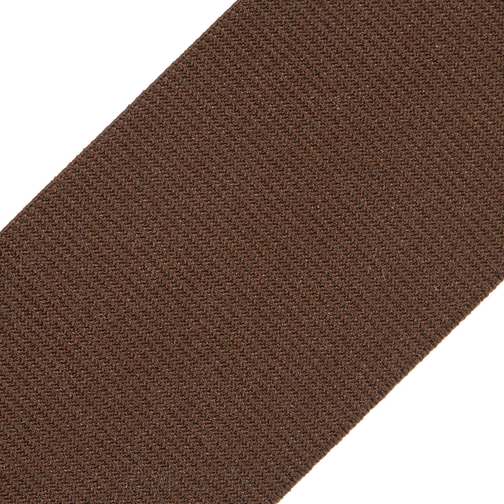 Brown Stretch Grosgrain - 2" Detail Brown Stretch Grosgrain - 2" Detail