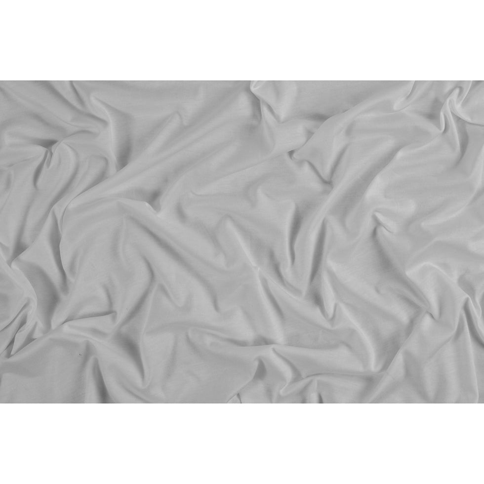 Snow White Cotton Jersey Knit Full Snow White Cotton Jersey Knit Full