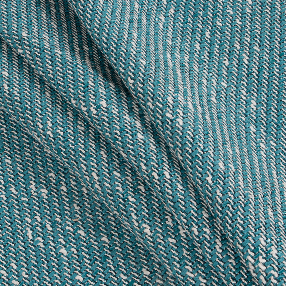 Baltic/White/Navy Blended Cotton Woven Folded Baltic/White/Navy Blended Cotton Woven Folded