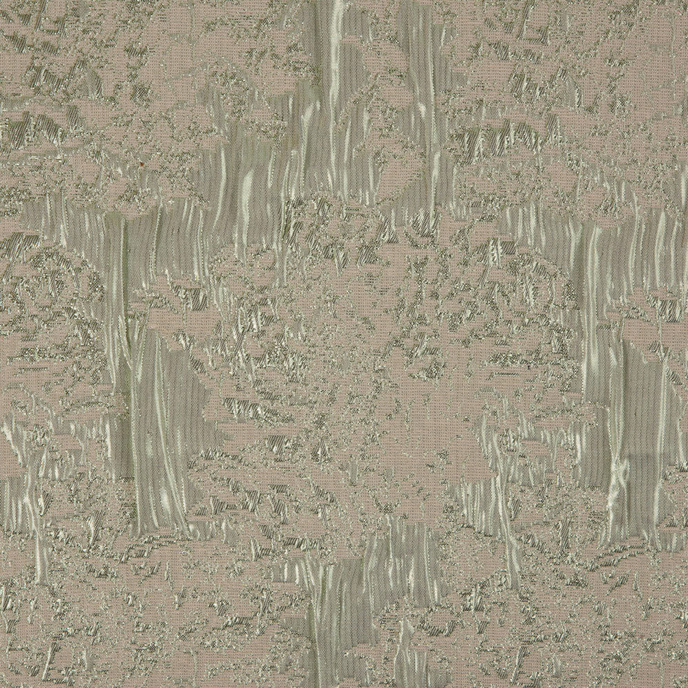 Metallic Green/Ivory Abstract Brocade Metallic Green/Ivory Abstract Brocade