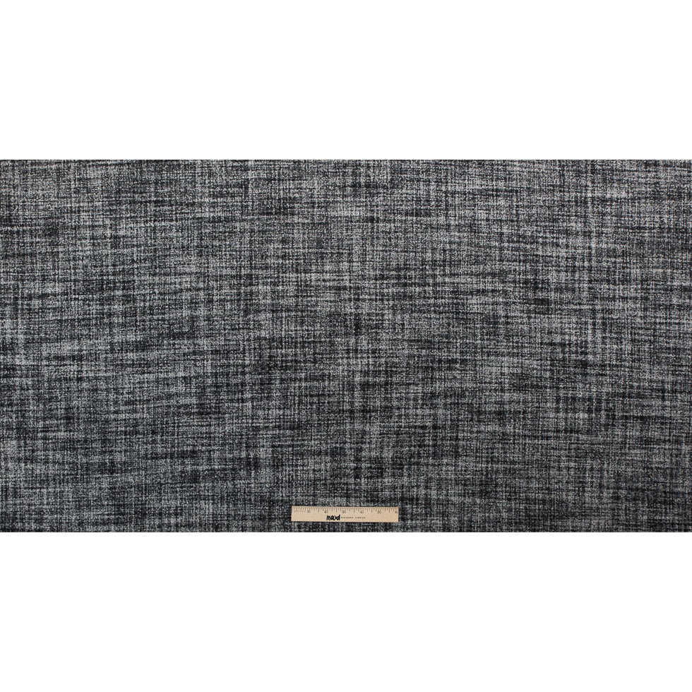 Black/White Stiff Boucled Wool Double Cloth Full Black/White Stiff Boucled Wool Double Cloth Full