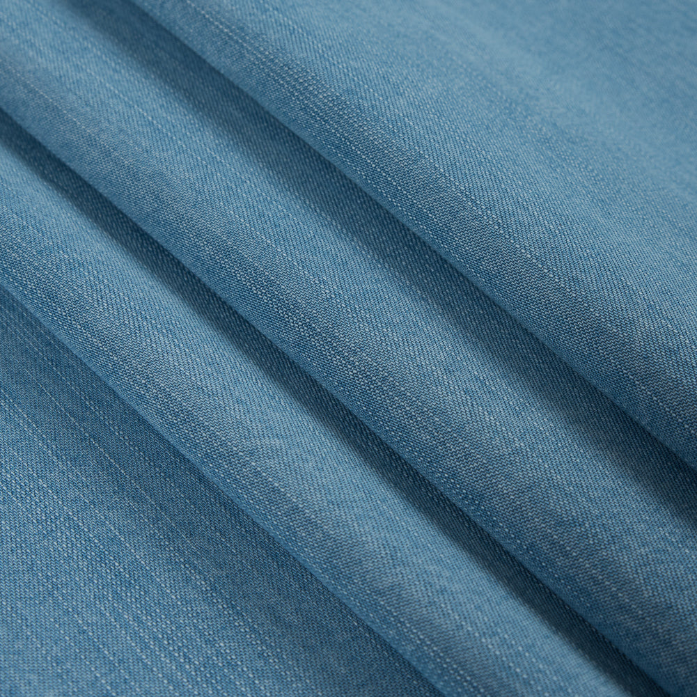 6.5oz Light Blue Textured Tencel Denim Detail 6.5oz Light Blue Textured Tencel Denim Detail