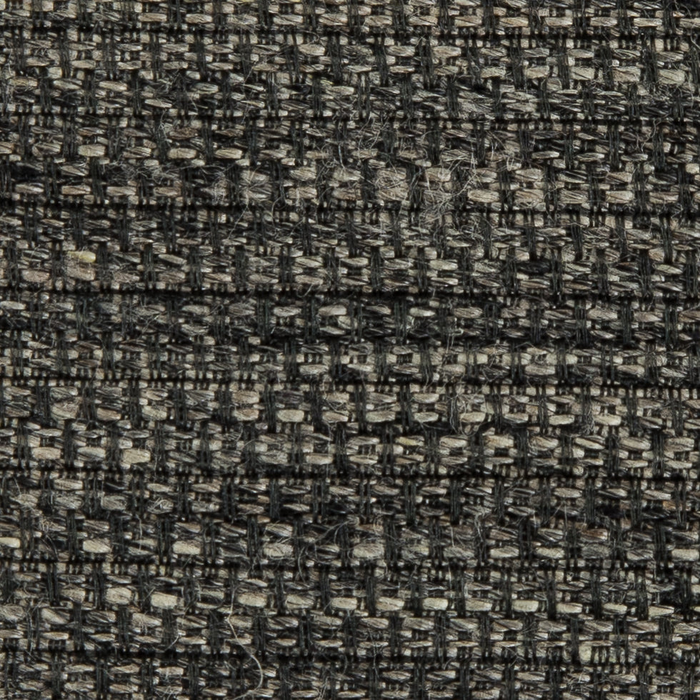 Oscar De La Renta Ivory/Thyme/Black Linen-Silk Woven Detail Oscar De La Renta Ivory/Thyme/Black Linen-Silk Woven Detail