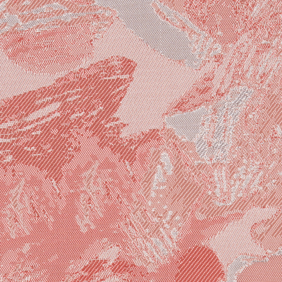 Metallic Silver/Pink Abstract Jacquard/Brocade Full Metallic Silver/Pink Abstract Jacquard/Brocade Full