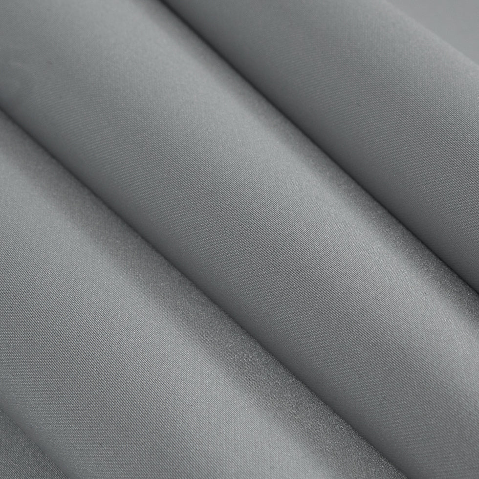 Silver Polyester Satin Detail Silver Polyester Satin Detail