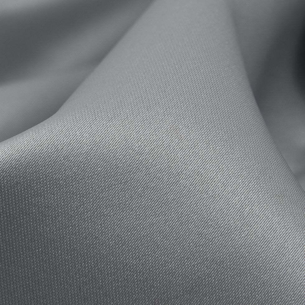 Silver Polyester Satin Full Silver Polyester Satin Full
