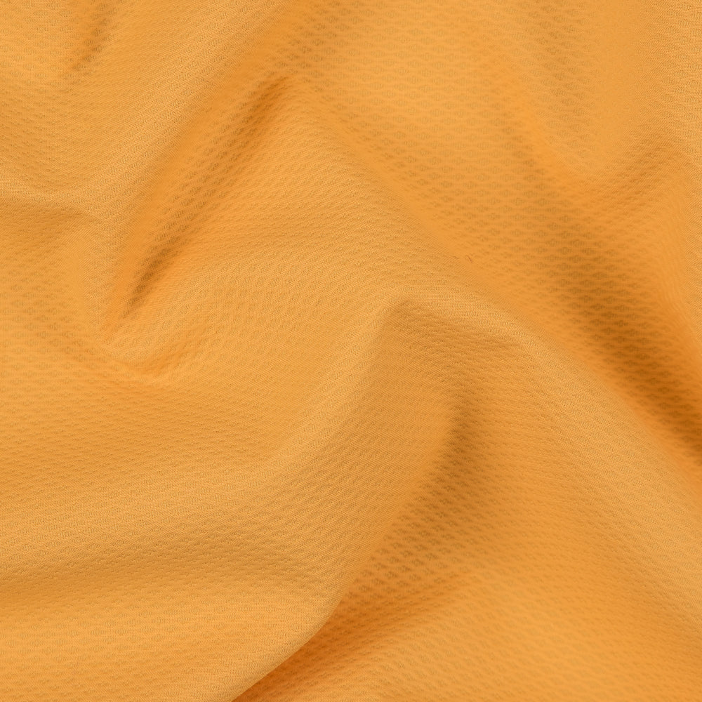 Amber Yellow Cotton Birdseye Pique Amber Yellow Cotton Birdseye Pique