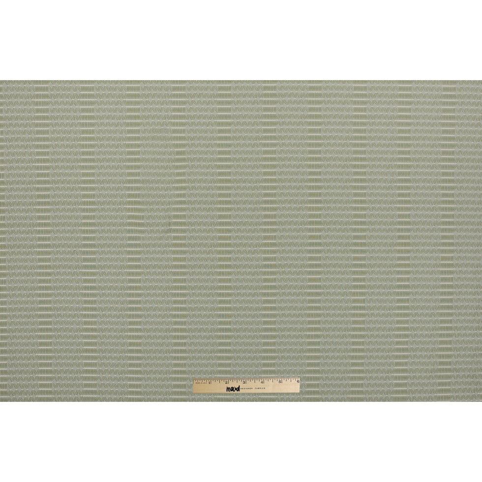 Whisper Green Textural Chevron Striped Woven Full Whisper Green Textural Chevron Striped Woven Full