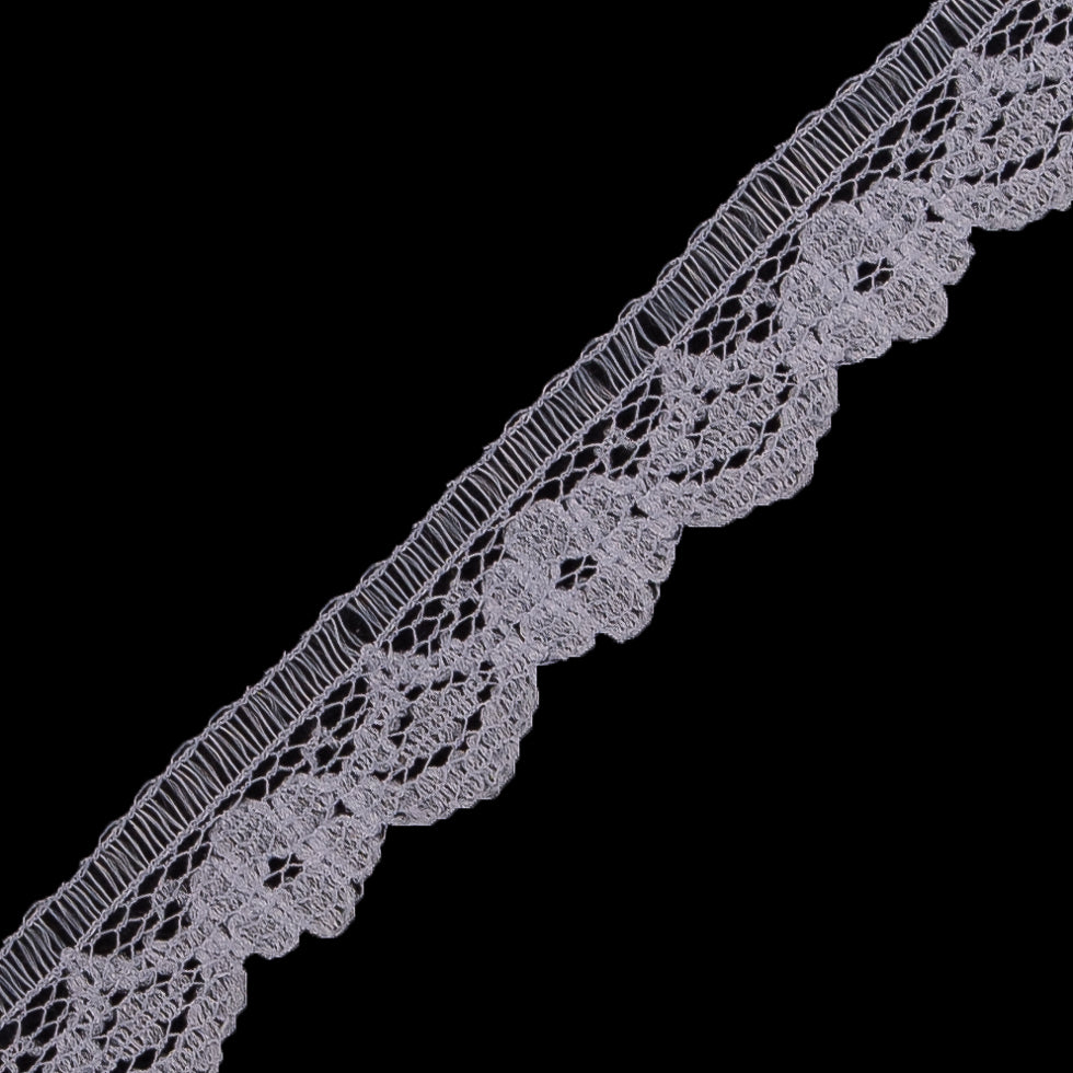 Lavender Lace Trim - 0.5" Detail Lavender Lace Trim - 0.5" Detail