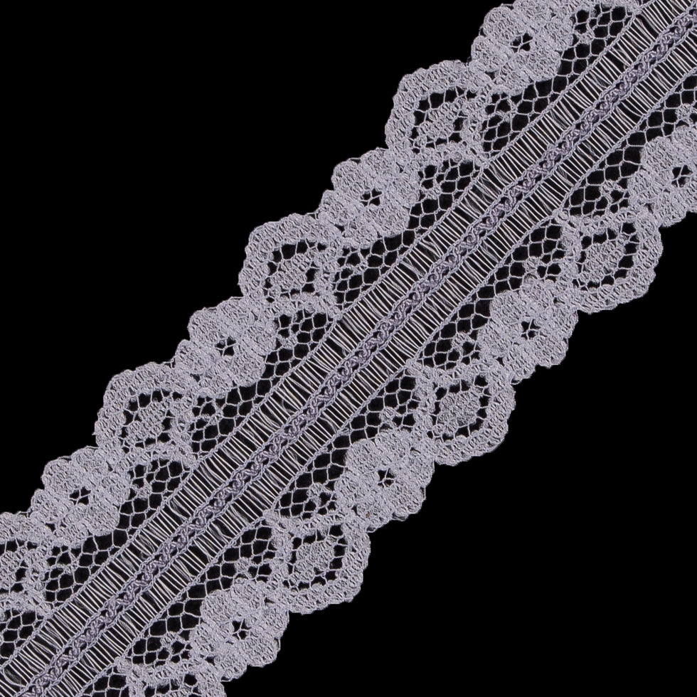 1" Light Blue Lace Trim Detail 1" Light Blue Lace Trim Detail