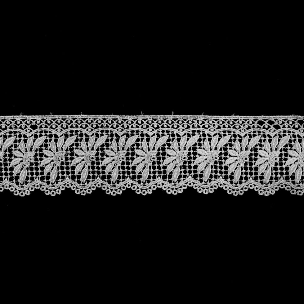 White Venise Lace Trim - 3" White Venise Lace Trim - 3"