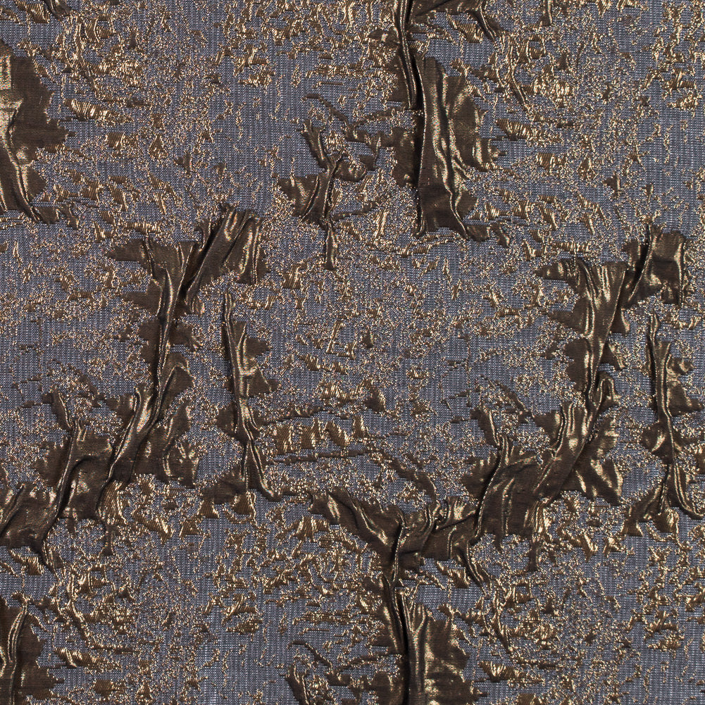 Metallic Gold and Gray Abstract Brocade Metallic Gold and Gray Abstract Brocade