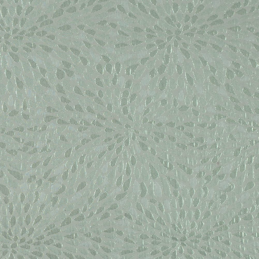 Ivory and Green Classical Metallic Jacquard/Brocade Ivory and Green Classical Metallic Jacquard/Brocade