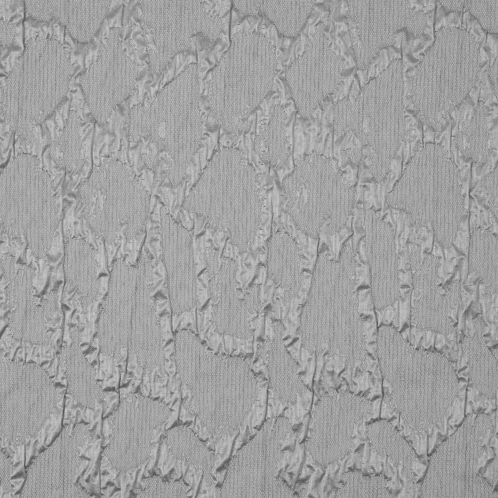Metallic Silver/Blanc de Blanc Abstract Polyester Brocade/Jacquard Metallic Silver/Blanc de Blanc Abstract Polyester Brocade/Jacquard