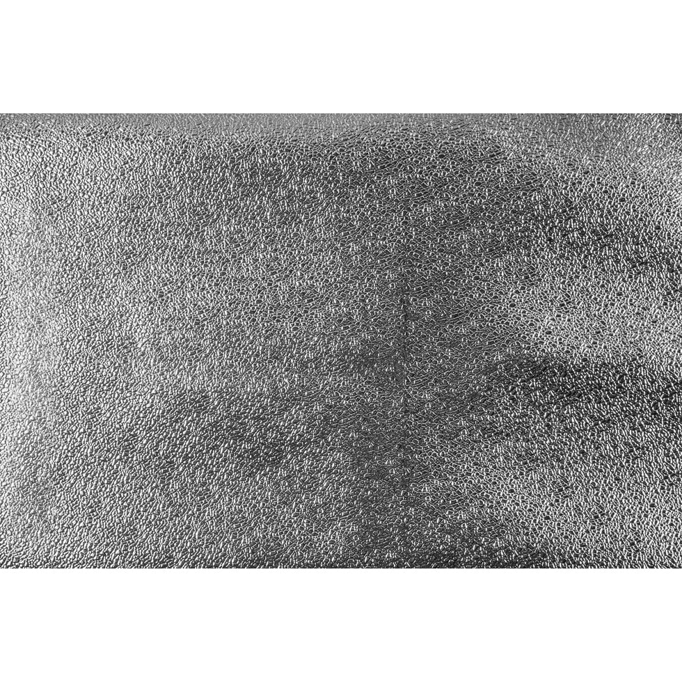 Metallic Silver Crackled Vinyl Folded Metallic Silver Crackled Vinyl Folded