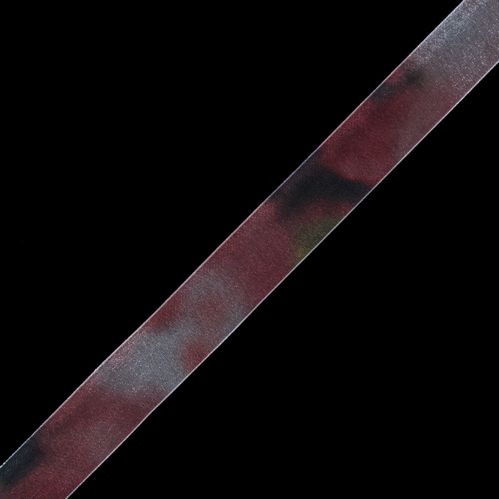 Red Tie Dye Organza Ribbon - 1 Red Tie Dye Organza Ribbon - 1