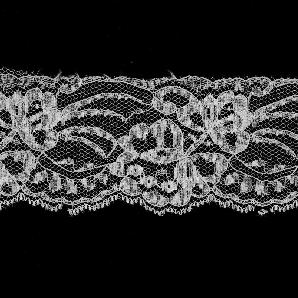 Off-White Laced Netting Trim - 2.5 - Detail Off-White Laced Netting Trim - 2.5 - Detail